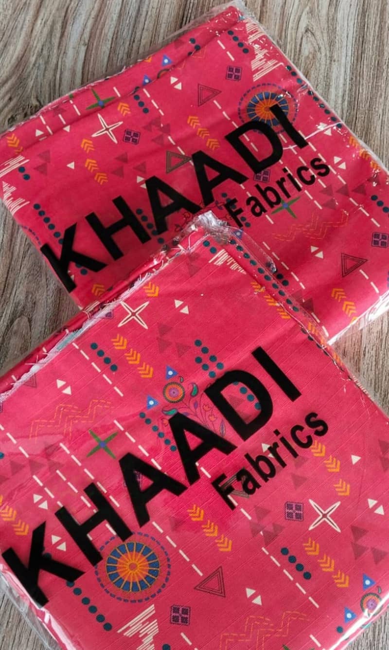 KHAADI KHADDAR ALLOVER 2 PIECE DIFFERENT DESIGNS. 7