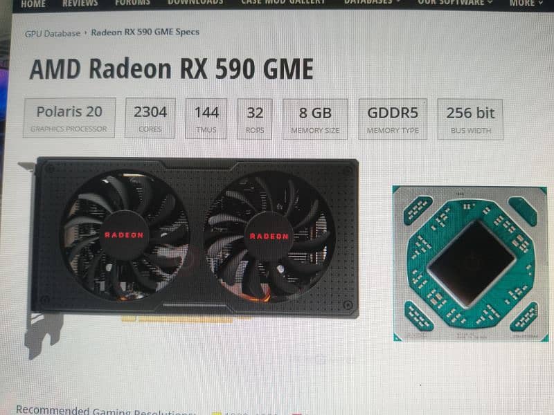 AMD Radeon RX 590 GME 8GB 2