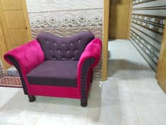 purple sofa