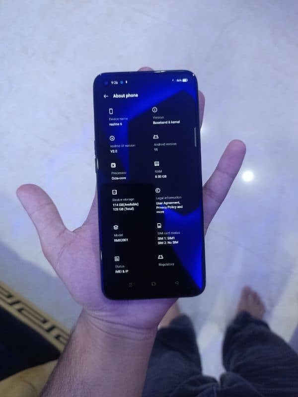 Realme 6 128/8GB Ram with box for sale 6