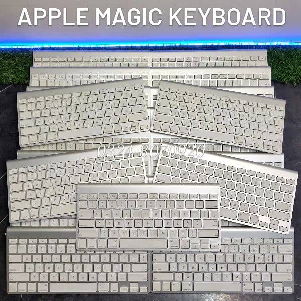 Apple Magic Bluetooth Wireless Keyboard & Apple Magic Mouse Slim white 3