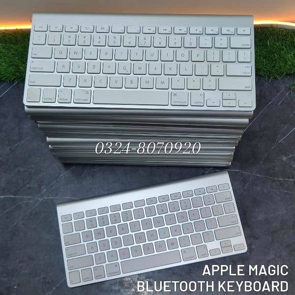 Apple Magic Bluetooth Wireless Keyboard & Apple Magic Mouse Slim white 5