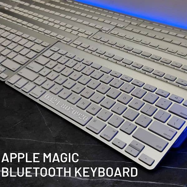 Apple Magic Bluetooth Wireless Keyboard & Apple Magic Mouse Slim white 8