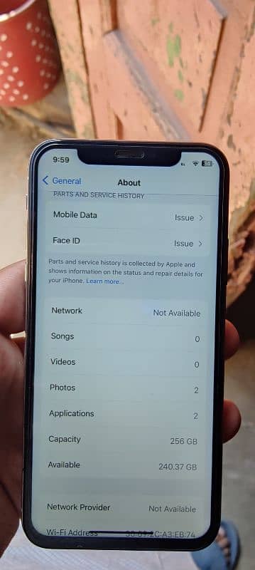 iPhone X 256GB read add 6