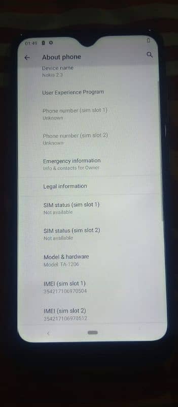 Nokia 2.3 mobile 10/10 condition All ok 5