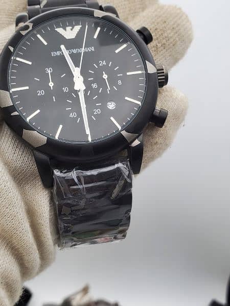 ORIGINAL ARMANI WATCH AND FOSSIL CHRONOGRAPH 15