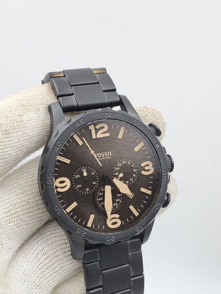 ORIGINAL ARMANI WATCH AND FOSSIL CHRONOGRAPH 18