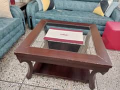 Centre Table with Glass Top (03009810736 Mushtaq Bhatti) 0