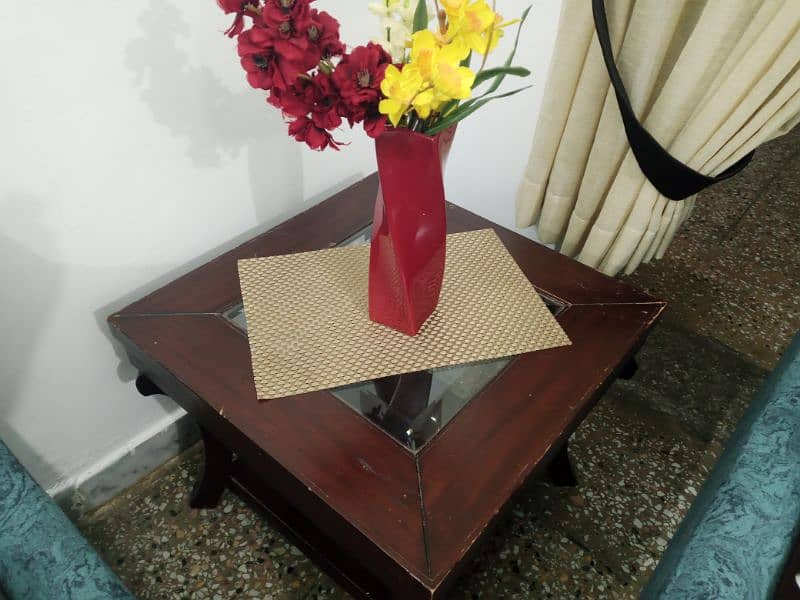 Centre Table with Glass Top (03009810736 Mushtaq Bhatti) 4