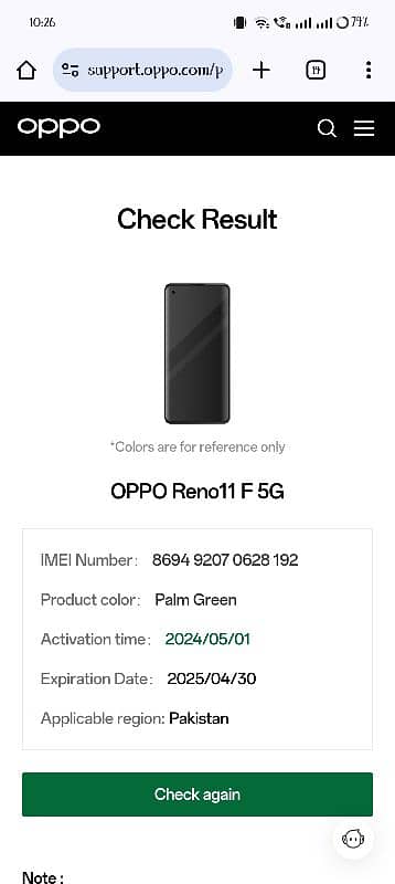 Oppo Reno 11f 8gb 256gb 4