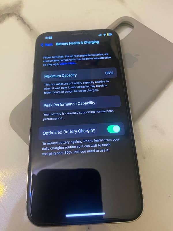 iPhone X 256gb PTA APPROVED ( green line ) 2