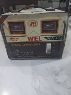 Stabilizer 4000 Watt original Wel company best for fridge and AC