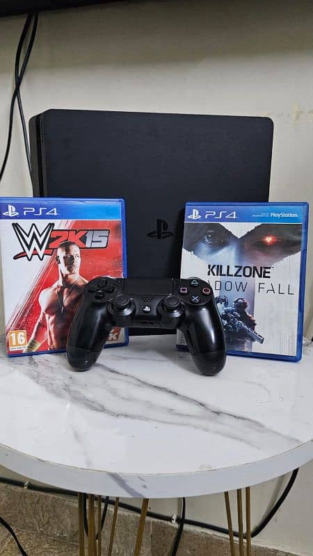 PS4 Slim 500gb (Great Condition) 0