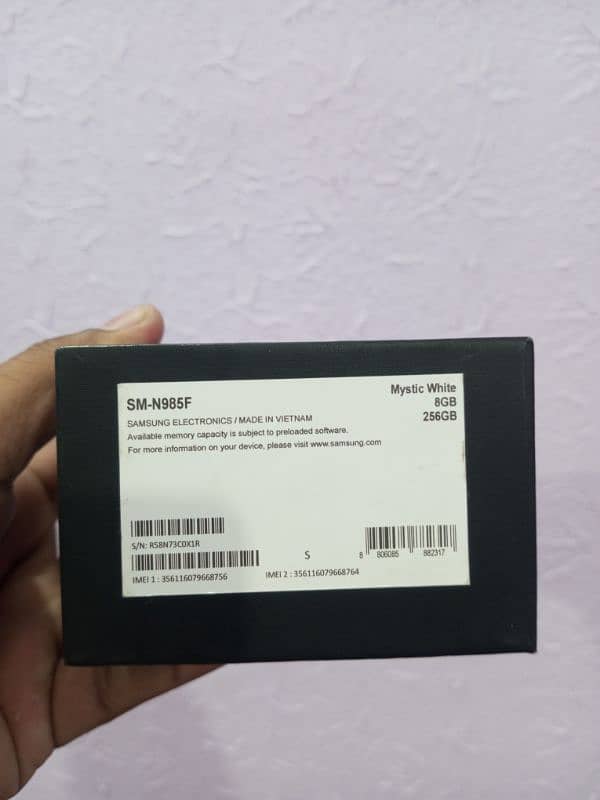 Samsung Note 20 ultra Doul sim 8/256 9