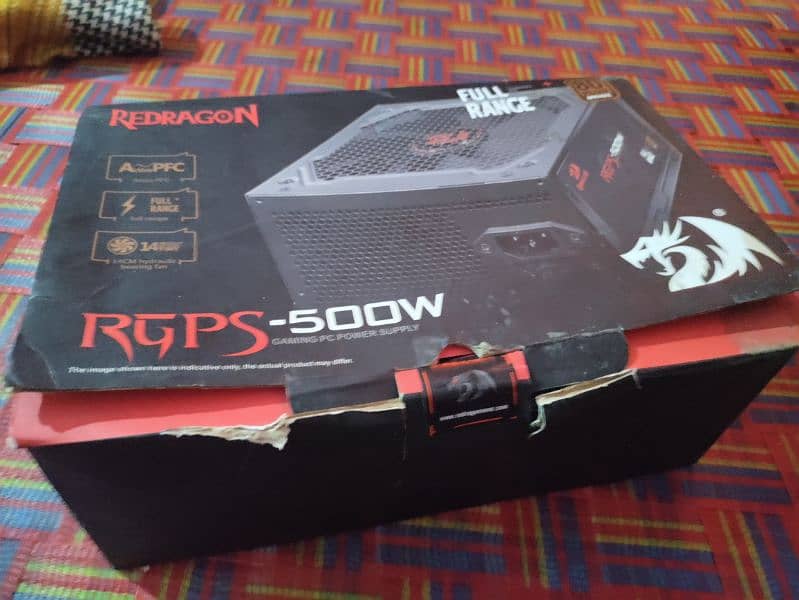 Reddragon 500w sealed Power supply with box 0