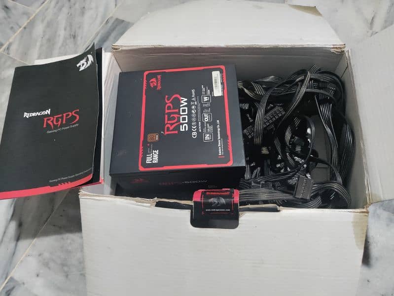 Reddragon 500w sealed Power supply with box 1