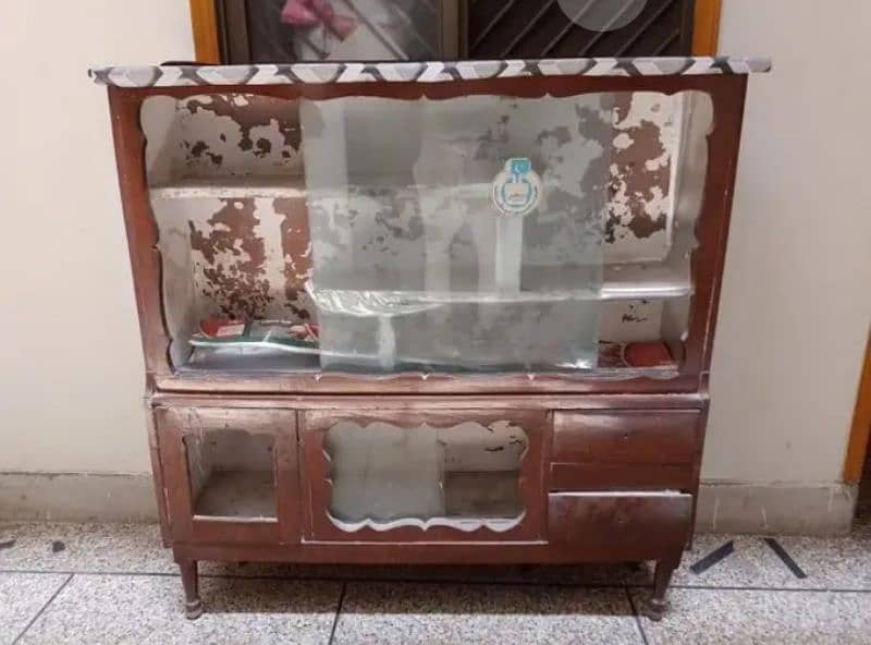 showcase and TV trolley is for sale 2