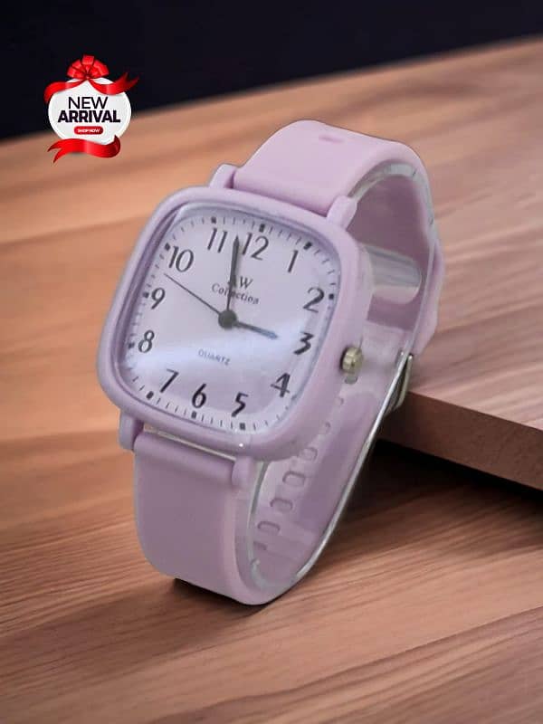 NEW LADIES  RUBBER STRAP WATCH* 1