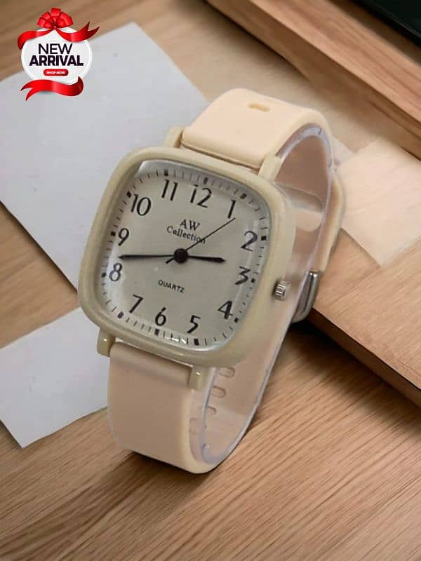 NEW LADIES  RUBBER STRAP WATCH* 7