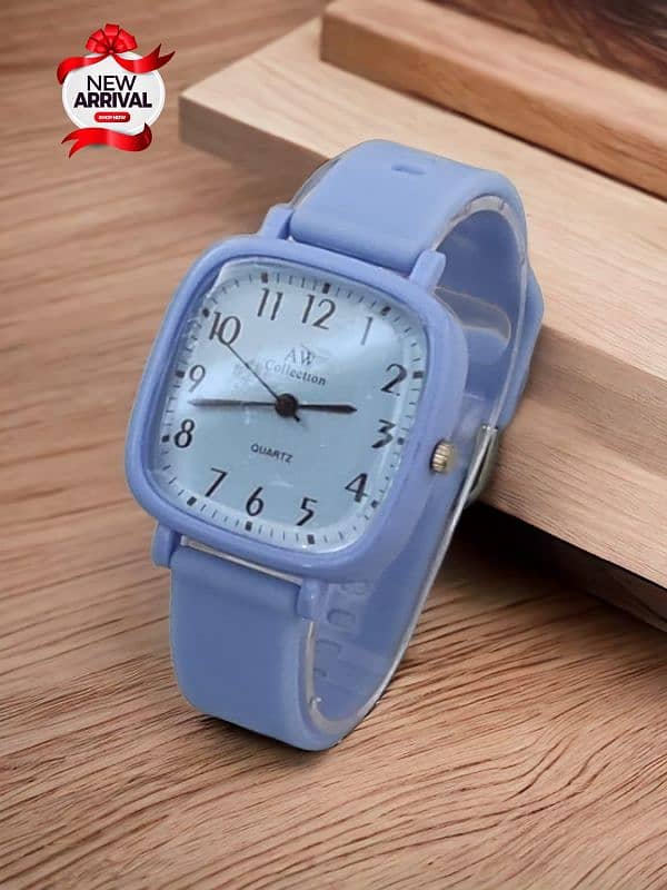 NEW LADIES  RUBBER STRAP WATCH* 8