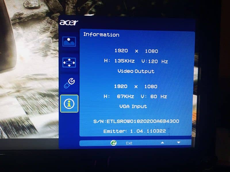 Acer 27 inch 120Hz 1080p FHD Gaming Monitor 2