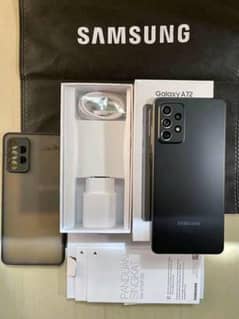 Samsung Galaxy A72 complete box