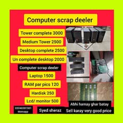 computer scrape deeler 03340301901 watsapp