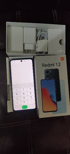 Redmi 12 8+4/128 5000Mah battery with box charger