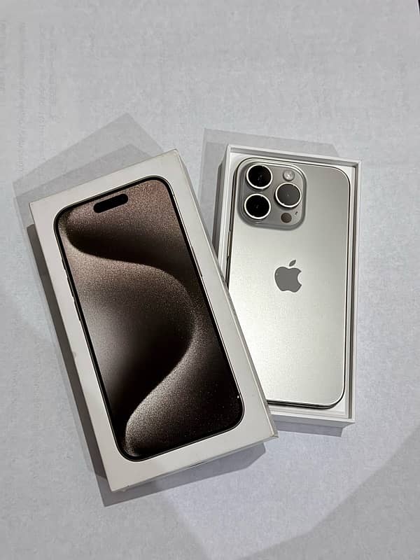 IPhone 15 Pro (OFFICIAL PTA APPROVED) 0