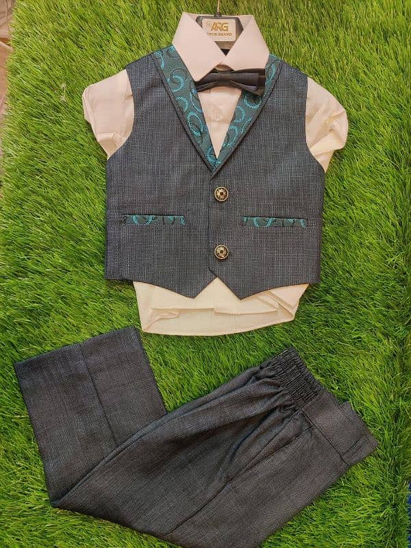 full suit •  Material: Cotton •  Pattern: Plain •  Gender: Boy's 0