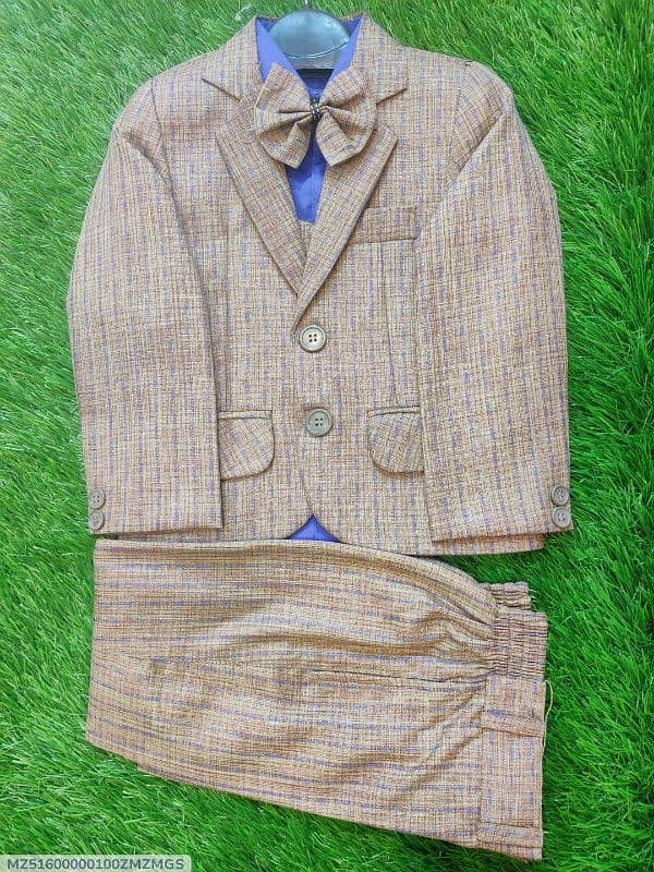 full suit •  Material: Cotton •  Pattern: Plain •  Gender: Boy's 5