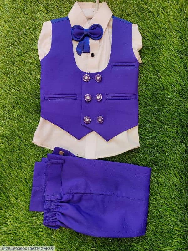 full suit •  Material: Cotton •  Pattern: Plain •  Gender: Boy's 13