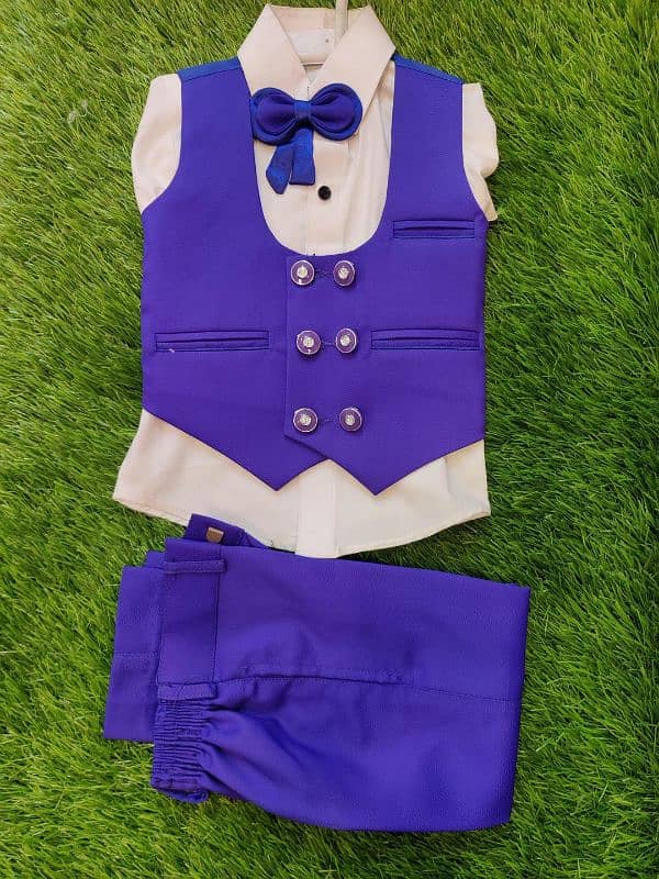 full suit •  Material: Cotton •  Pattern: Plain •  Gender: Boy's 14