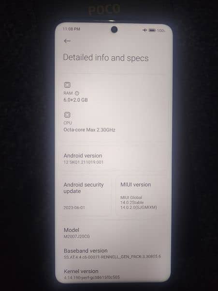 Xiaomi Poco X3 6+2/128 PTA Approved 6