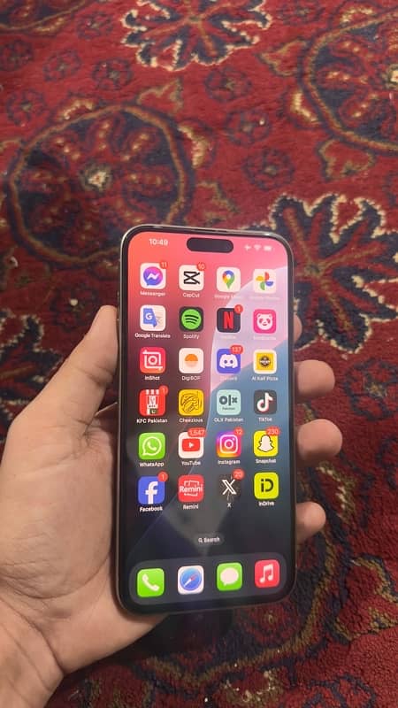 iphone 15 pro max 256gb JV 3