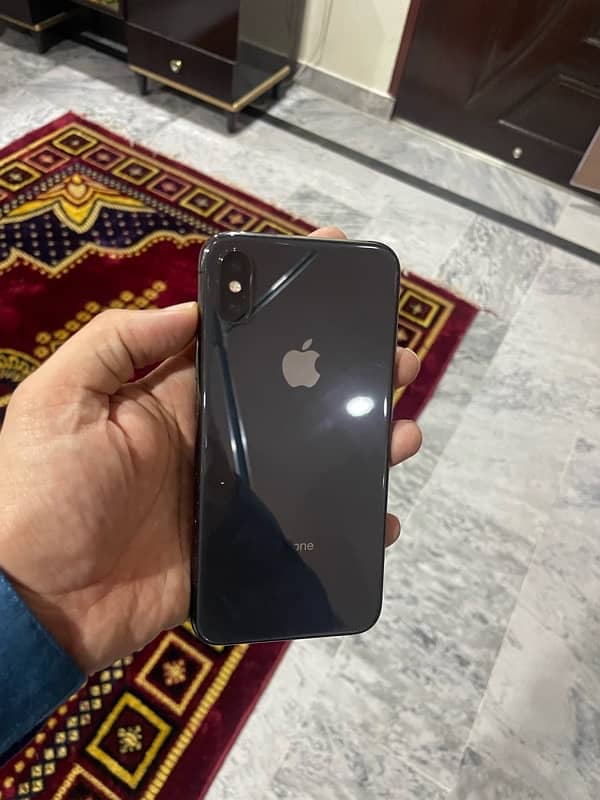 iPhone X PTA approved black condition 9/10 2