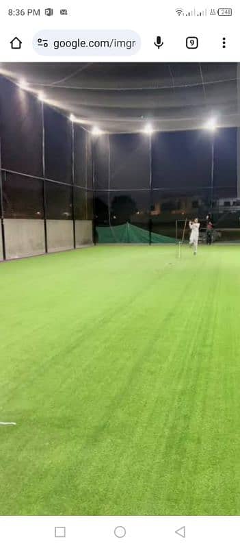 Cricket Net/Padel court set-up/Artificial grass