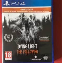 DYING LIGHT THE FOLLOWING ENHANCED EDITION PS4 DISK