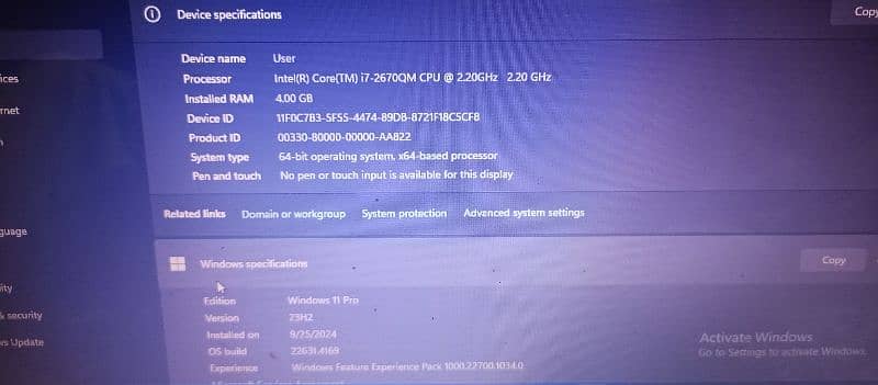 core i7-2nd gen Laptop 3