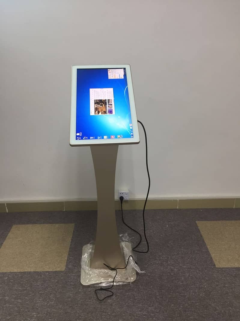 Touch Kiosk-Digital Standee-SMD Screen-Logitech Camera Group Video 1