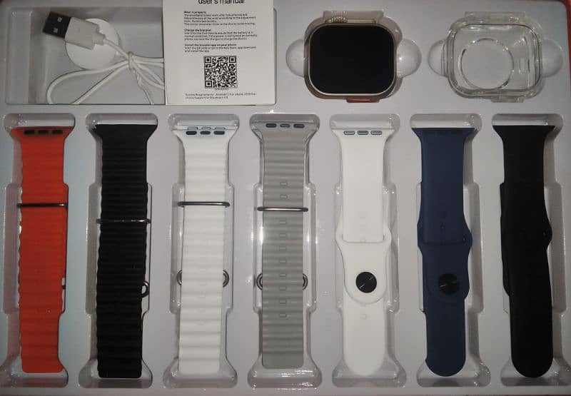 S100 ultra 2 smart watch 7 straps 1