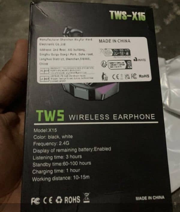 Tws x15 gaming earbuds very beautiful product 4