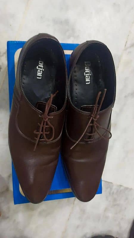 Borjan formal Shoe actual price 7000 size 10 Coffee Brown Color 2