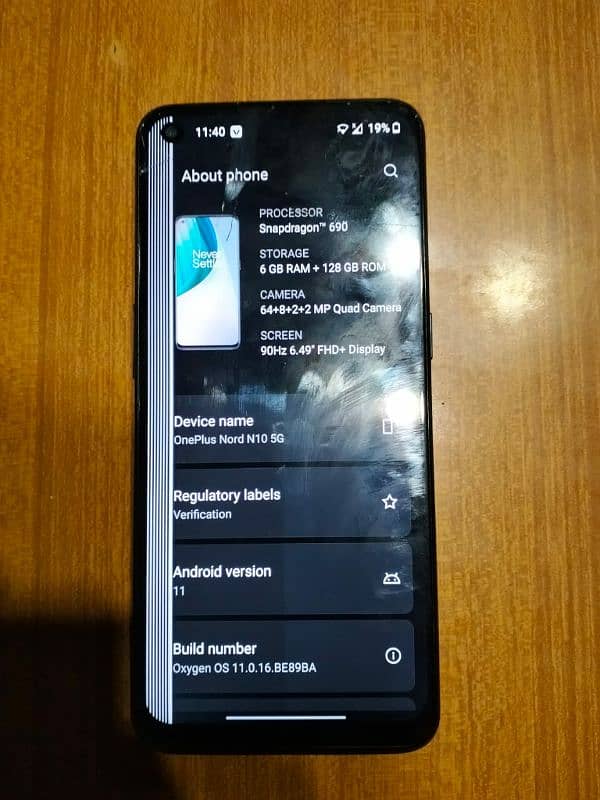 OnePlus Nord N10 ram 6gb mamer 128gb 0