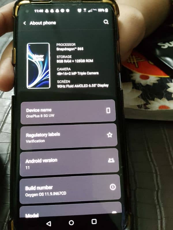 one plus 8 5g patched single sim 5