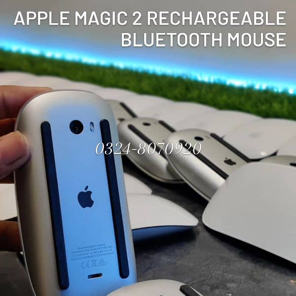 Apple Magic Mouse 2 & Keyboard 2 Wireless Bluetooth Rechargeable White 7