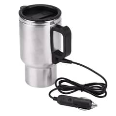 12 Volts 450 Ml Heated Travel Mug Coffee /tea/soup Cup Car Charging