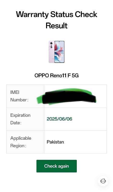 I am selling my OPPO Reno 11F 5g Brand New condition 7