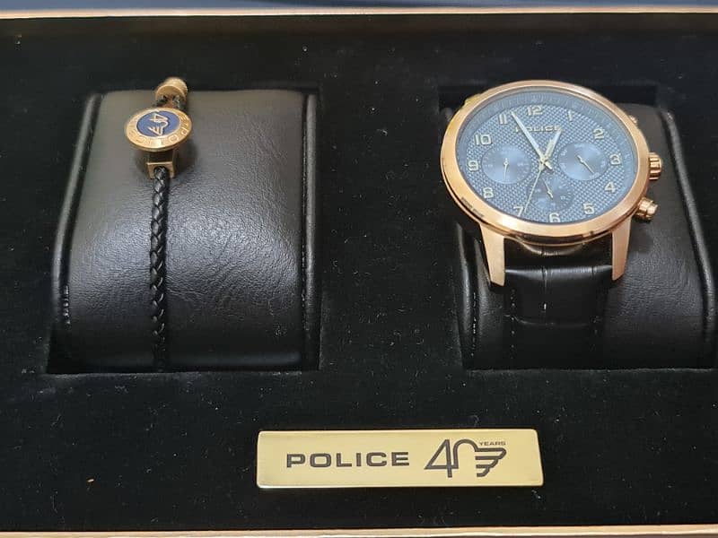 POLICE UK BRAND 40TH ANNIVERSARY SPECIAL EDITION WATCH 100% ORIGINAL 4