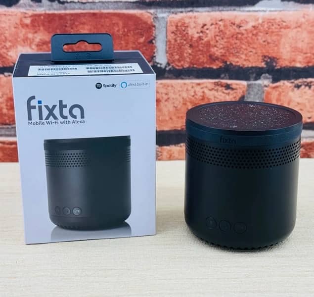 Fixta LTE hotspot and Bluetooth speaker smart device 1